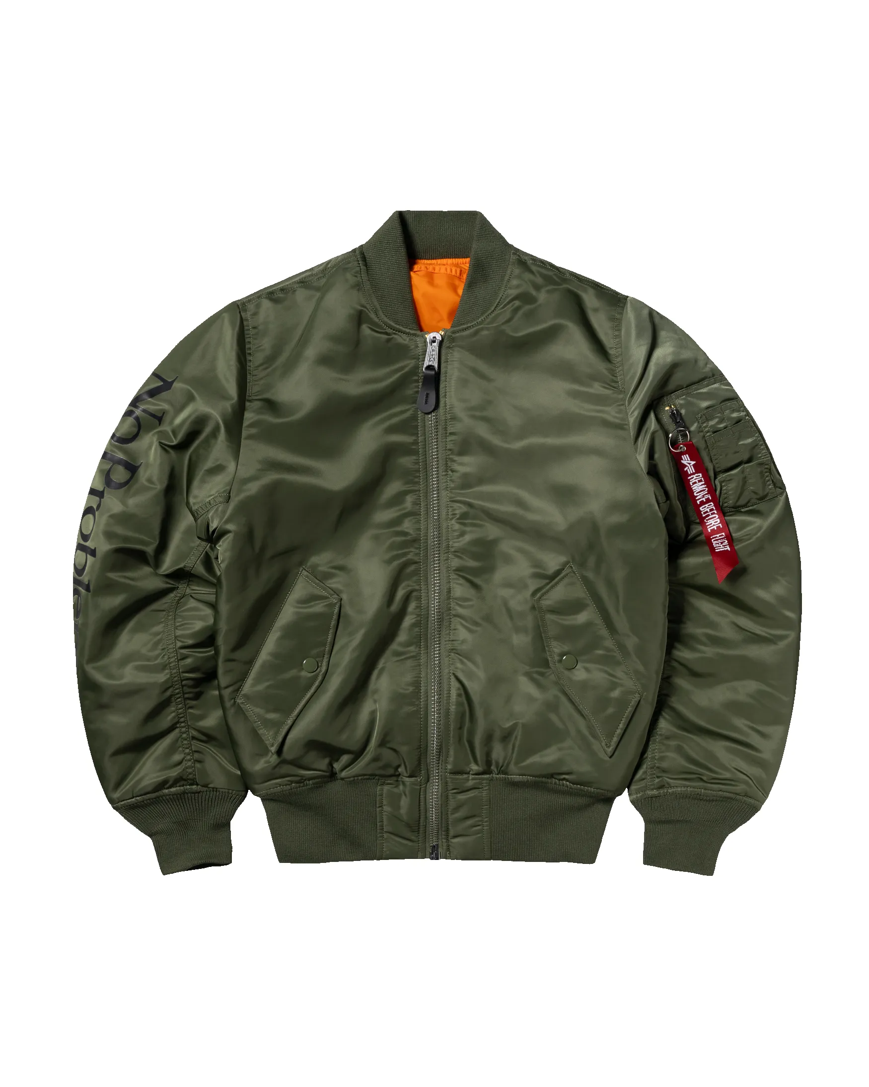 No Problemo x Alpha Industries MA-1 Jacket sold by ARIES