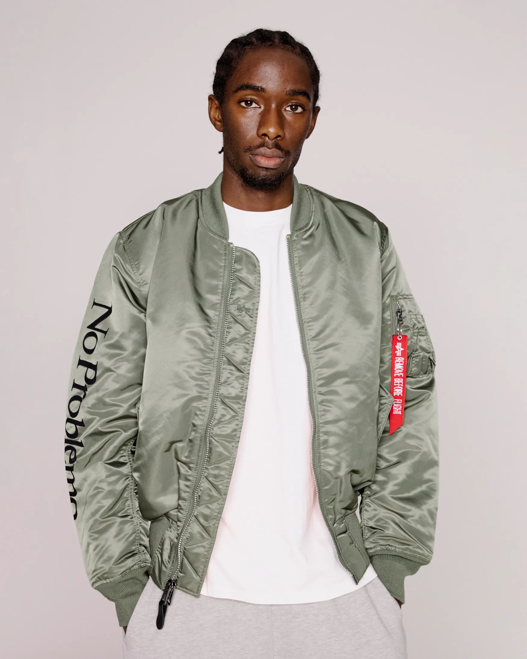No Problemo x Alpha Industries MA-1 Jacket sold by ARIES product image thumbnail 5