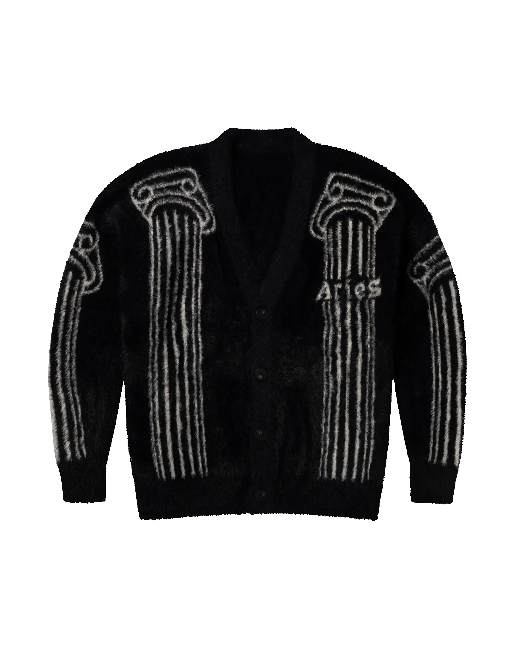 Oversized Chenille Column Knit Cardigan sold by ARIES