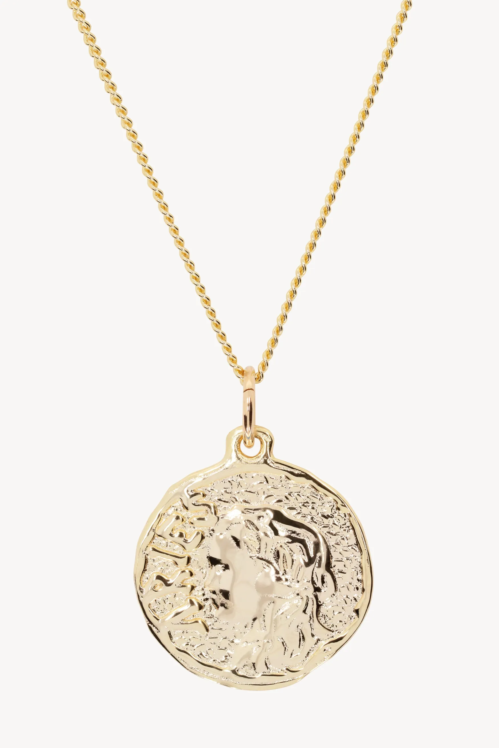 Chain Necklace With Roman Coin Pendant sold by ARIES