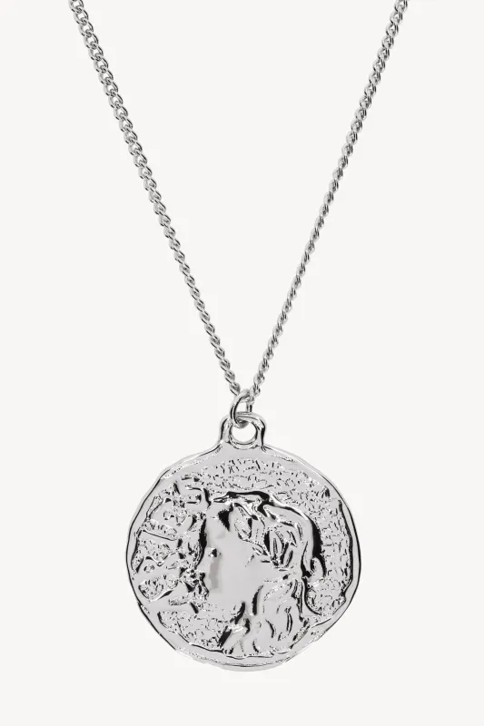Chain Necklace With Roman Coin Pendant made by ARIES