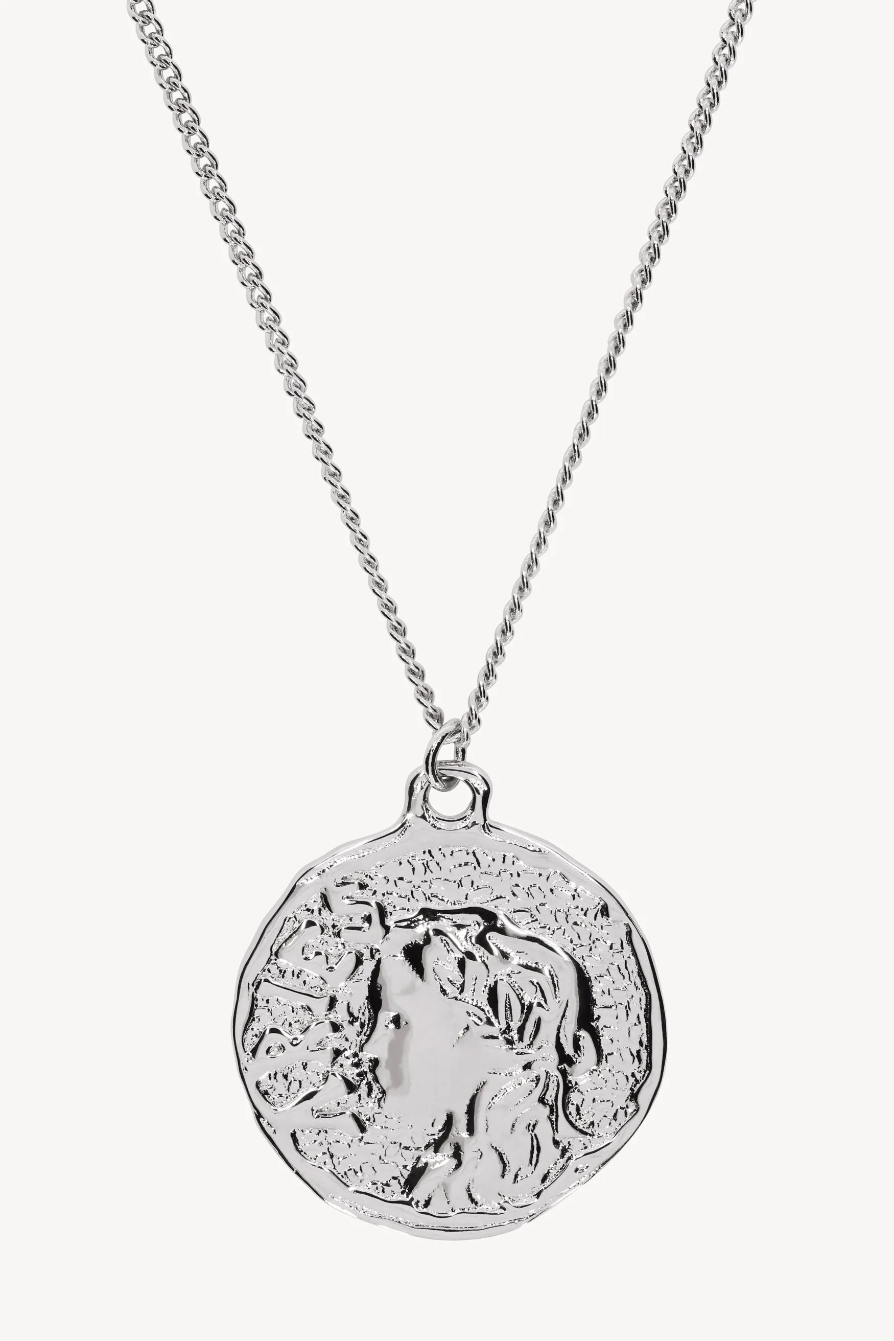 Chain Necklace With Roman Coin Pendant sold by ARIES