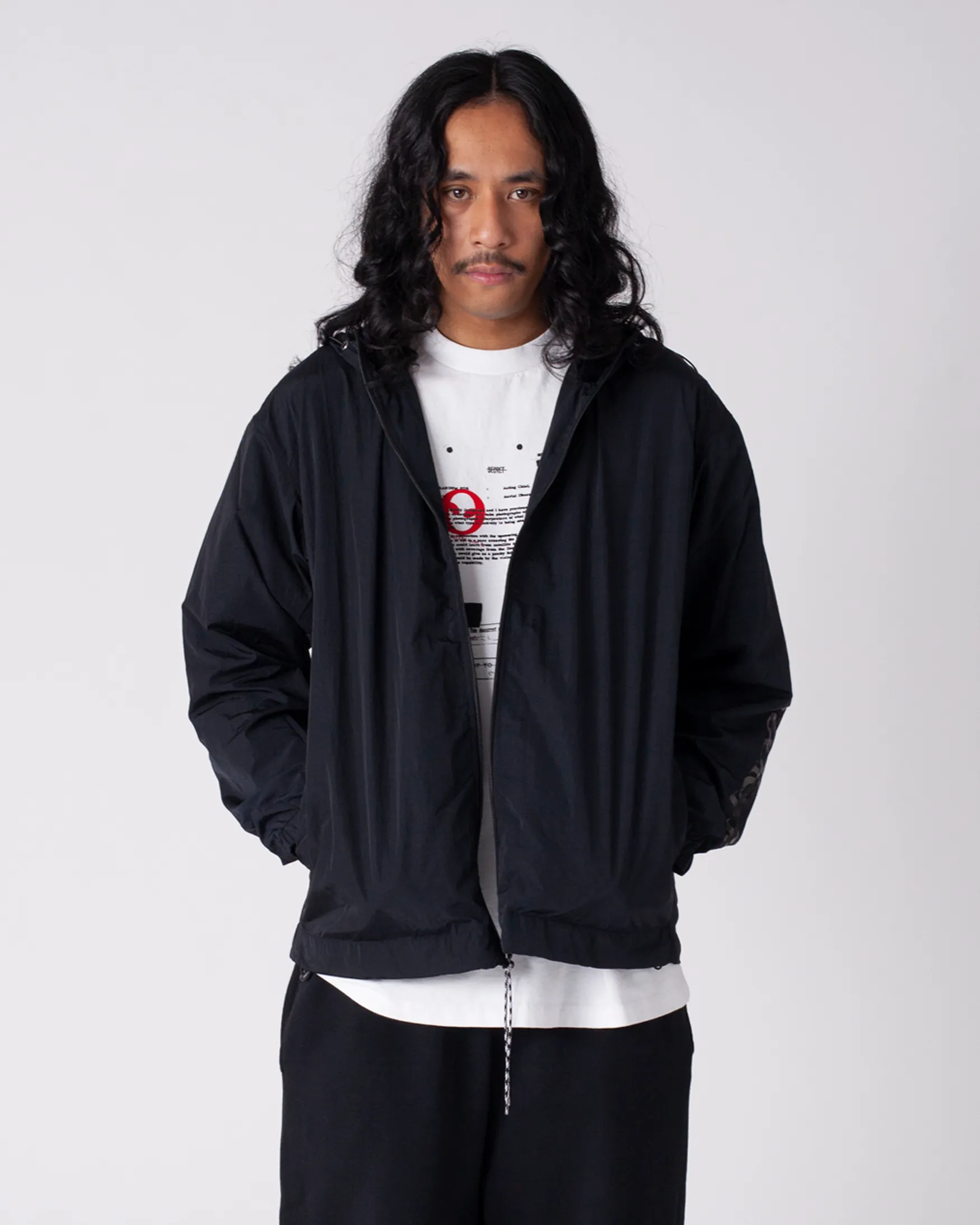 Nylon Hooded Jacket sold by ARIES product image thumbnail 2