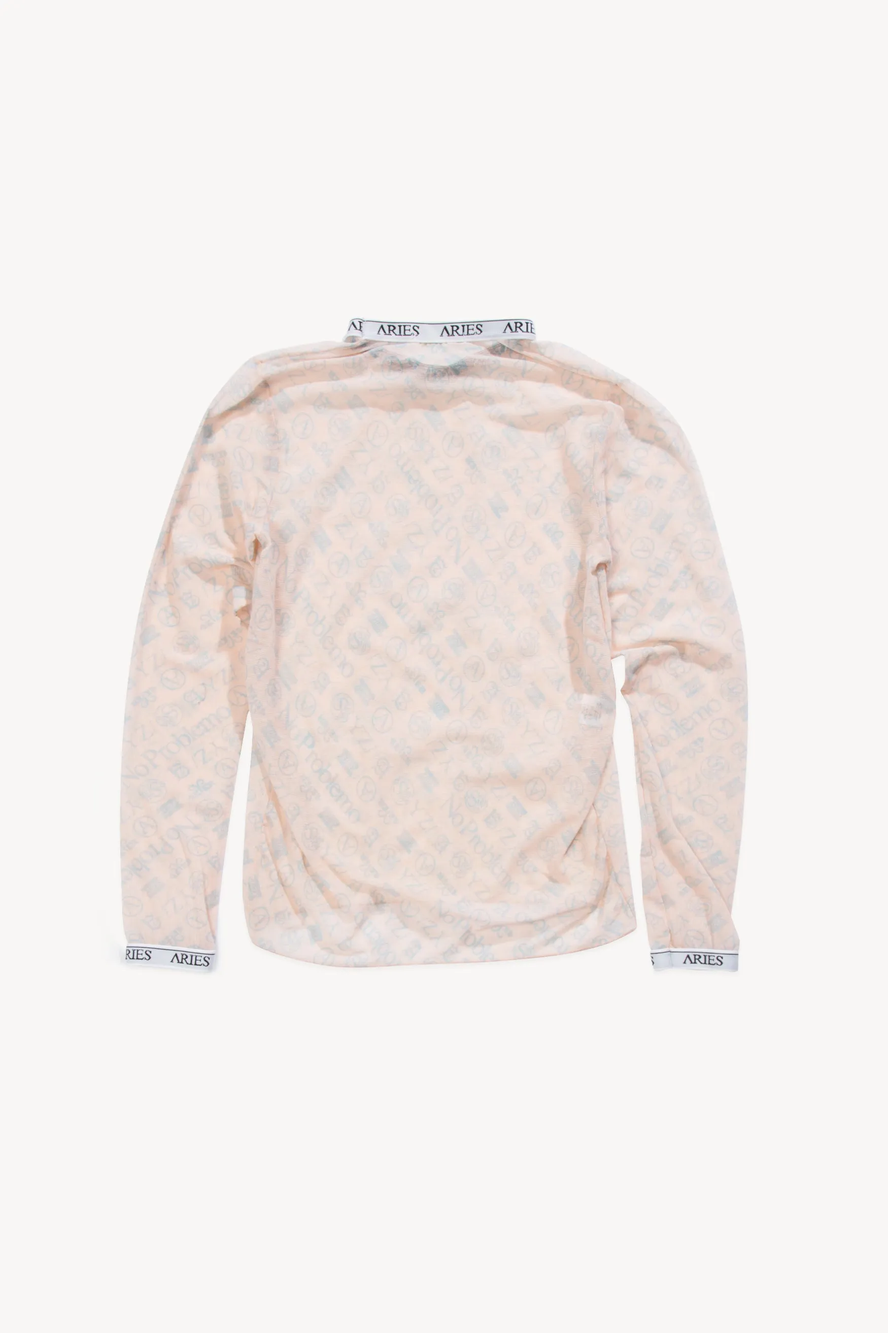 Monogram Mesh Long Sleeve Top sold by ARIES product image thumbnail 2