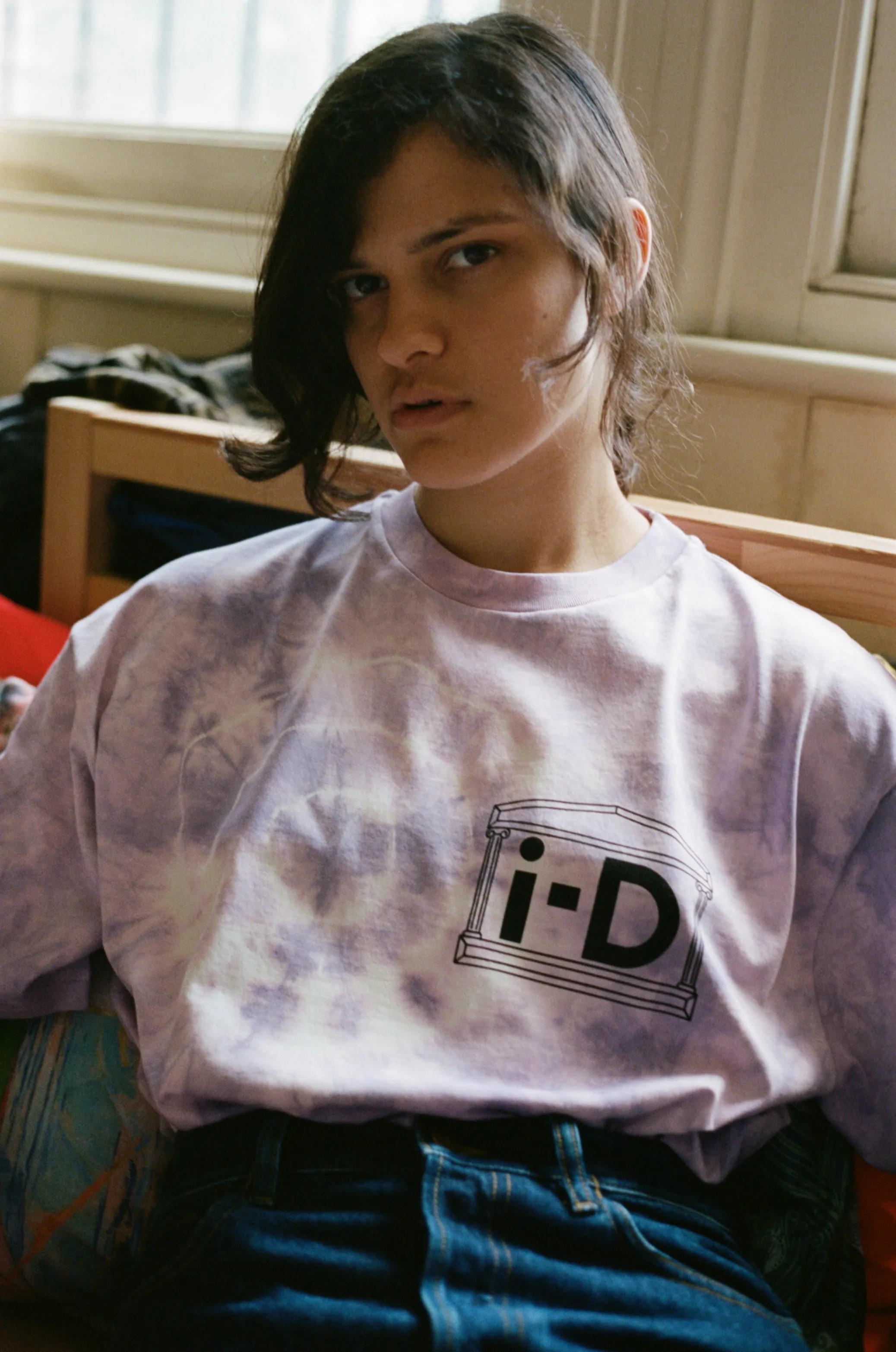 i-D Flower Tie Dye T sold by ARIES