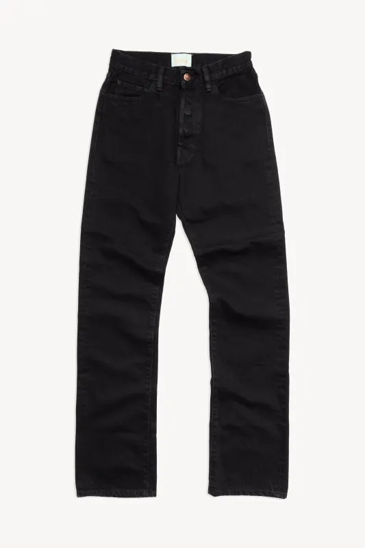 Lilly Selvedge Black Jeans made by ARIES
