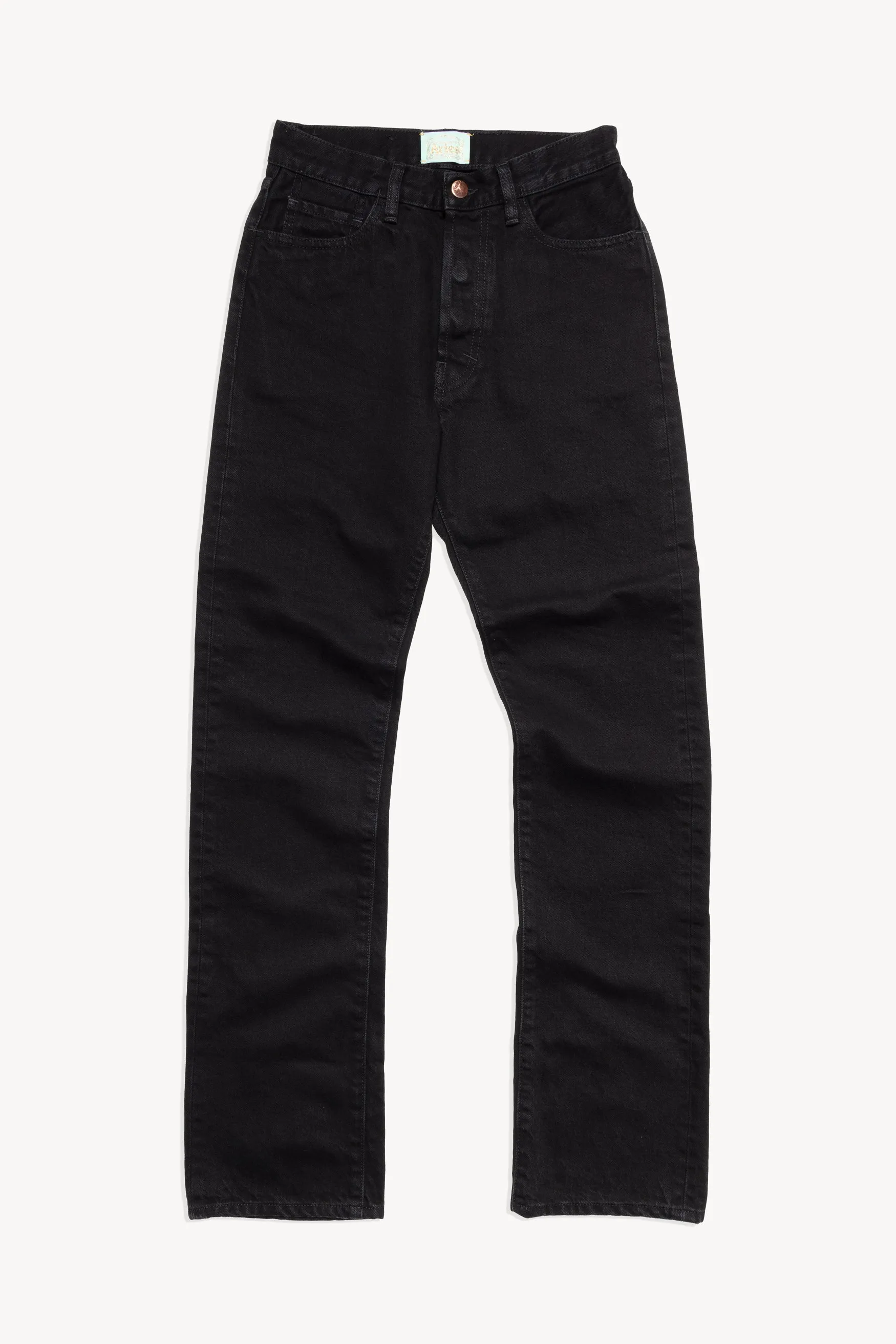 Lilly Selvedge Black Jeans sold by ARIES