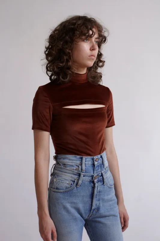 Velvet Split Top made by ARIES
