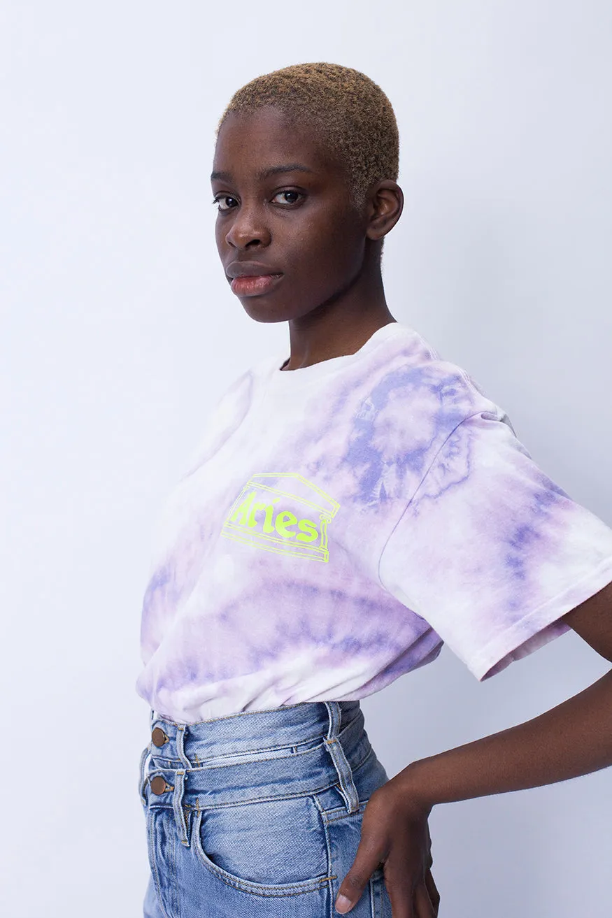 Tie Dye Temple Logo T sold by ARIES product image thumbnail 2