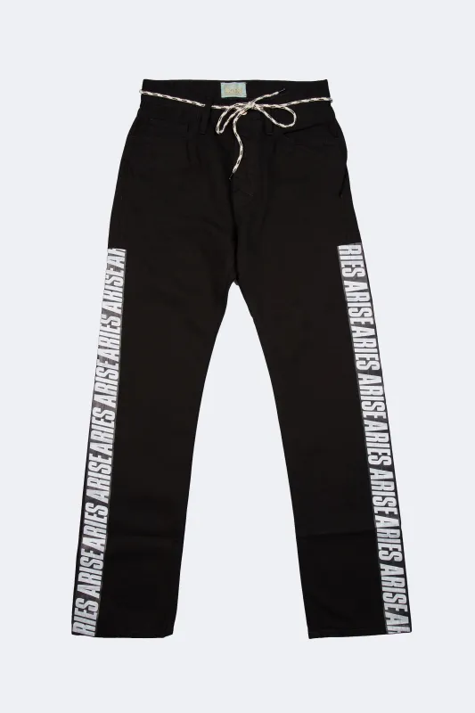 Black Taped Jeans made by ARIES