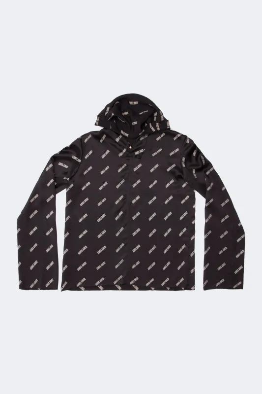 Silk Roll Neck Top made by ARIES