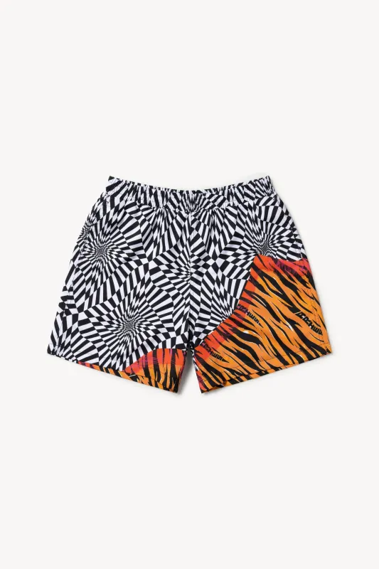 Aries x Vault by Vans Distorted Cheque Shorts made by ARIES