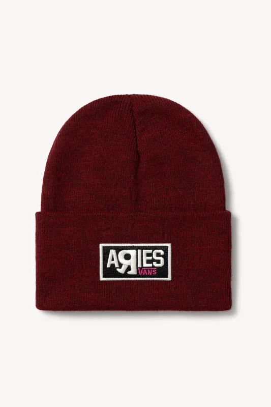 Aries x Vault by Vans Gyow Patch Beanie made by ARIES
