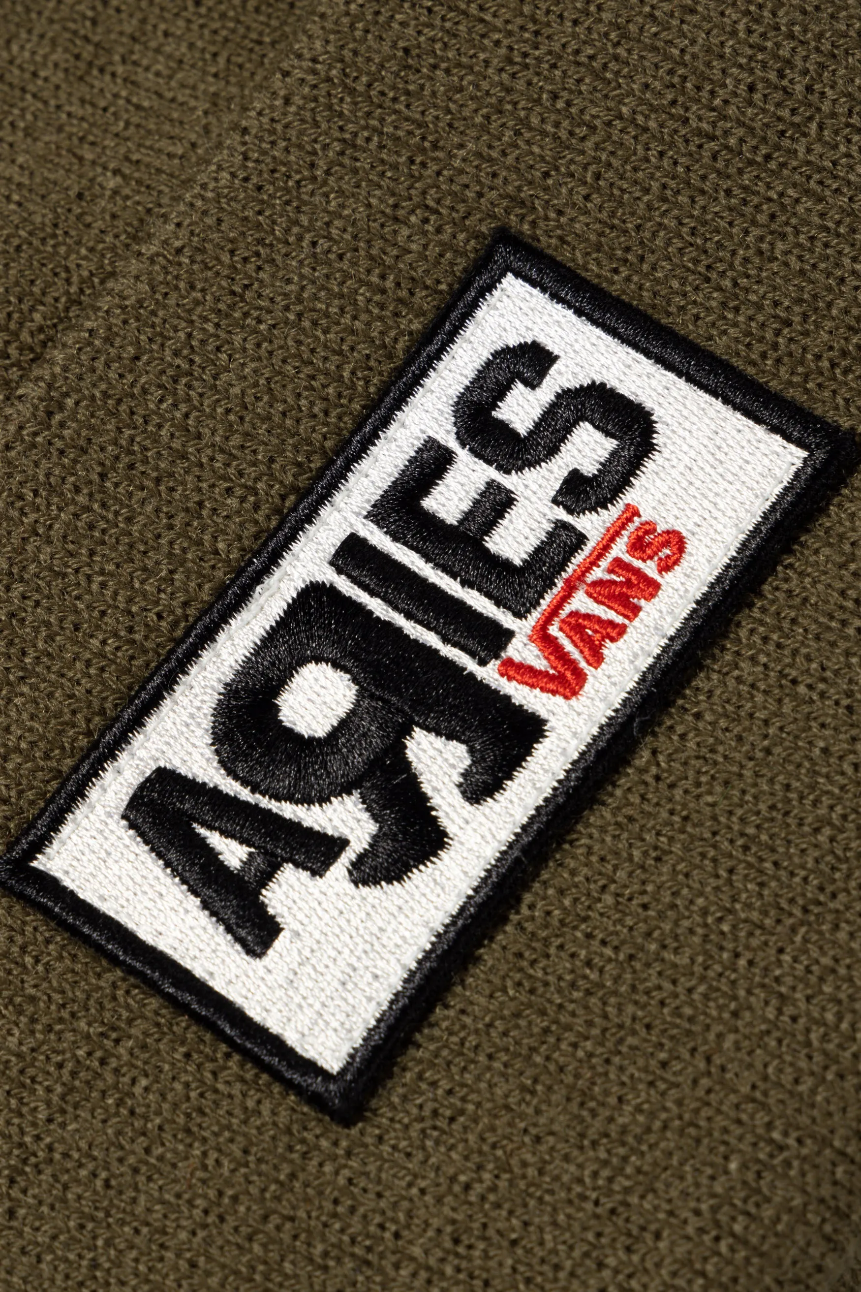 Aries x Vault by Vans Gyow Patch Beanie sold by ARIES product image thumbnail 3