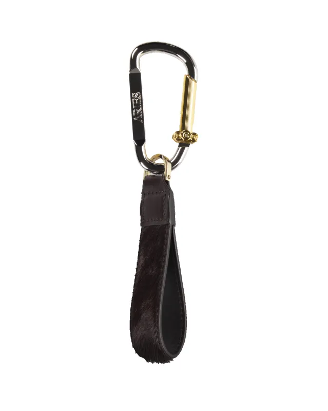 Column Carabiner Ponyskin Keychain sold by ARIES
