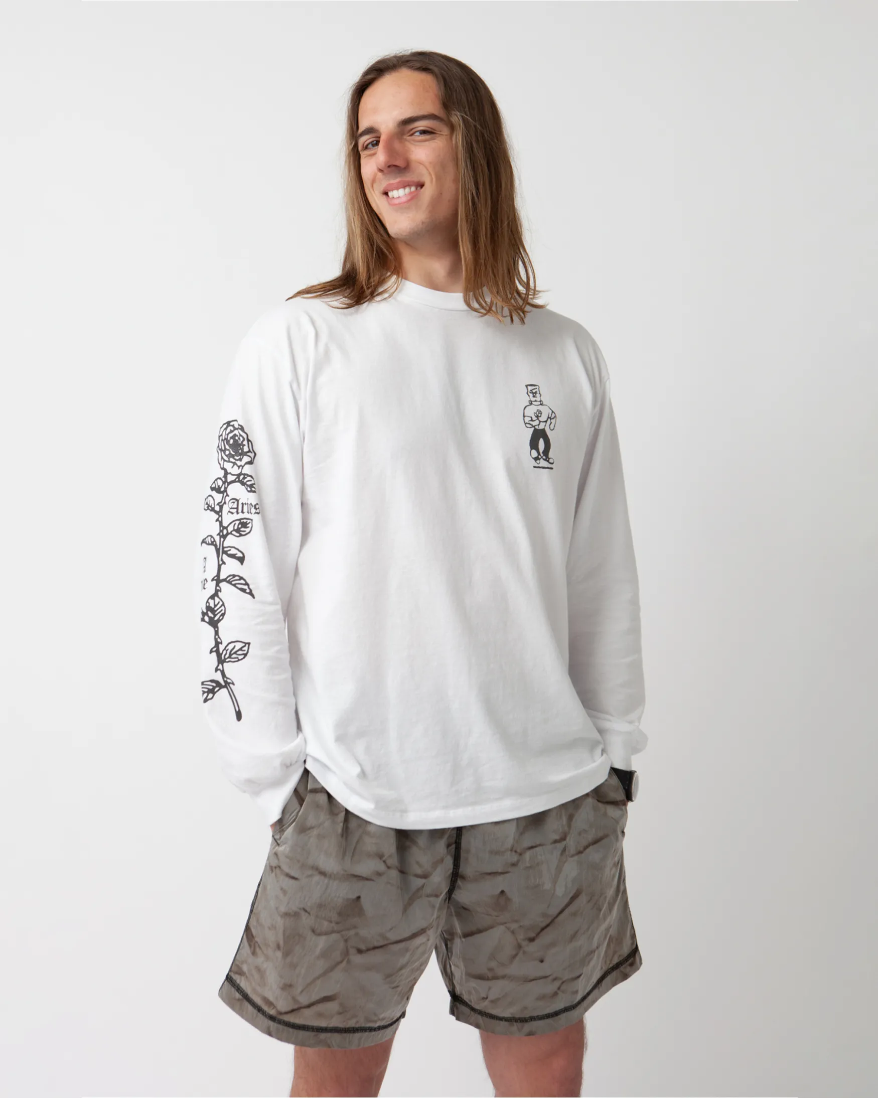 Creased Windcheater Short sold by ARIES product image thumbnail 3