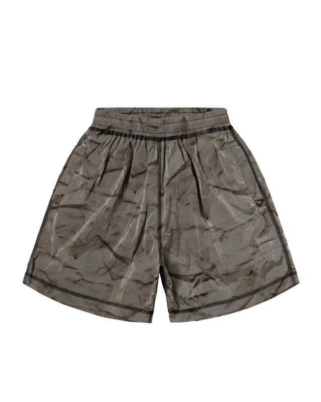 Creased Windcheater Short made by ARIES