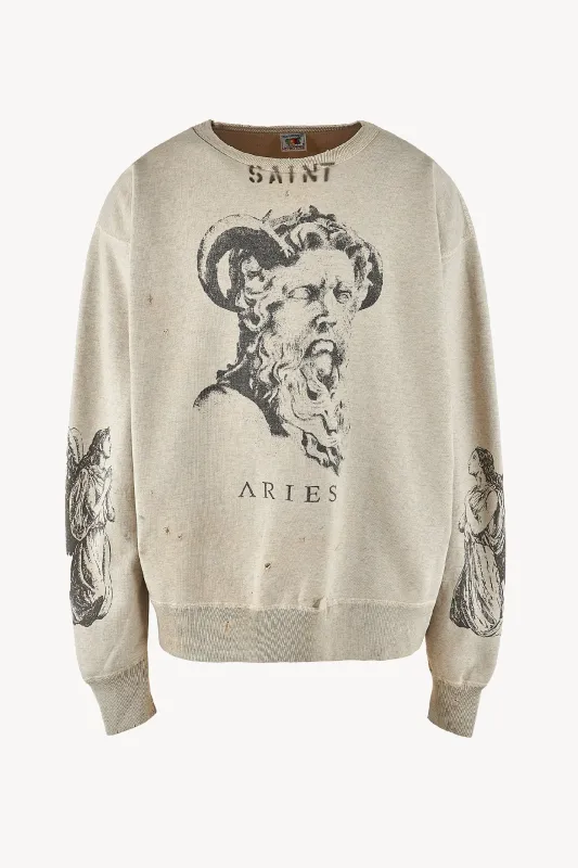 Mr Aries Crew Sweat made by ARIES