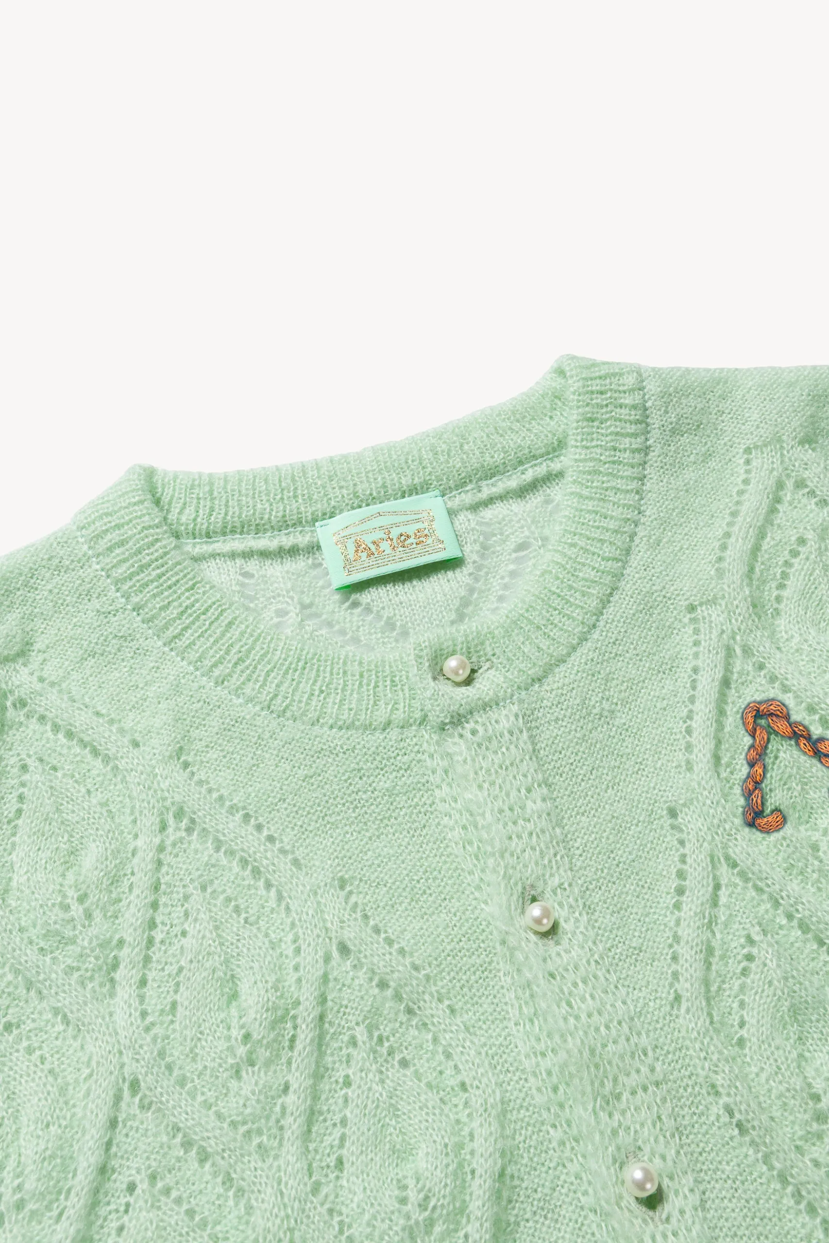 Lace and Leaf Knit Cardigan sold by ARIES product image thumbnail 4