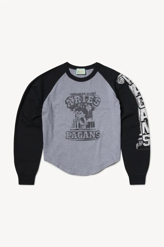 Aged Raglan Baseball LS Tee sold by ARIES