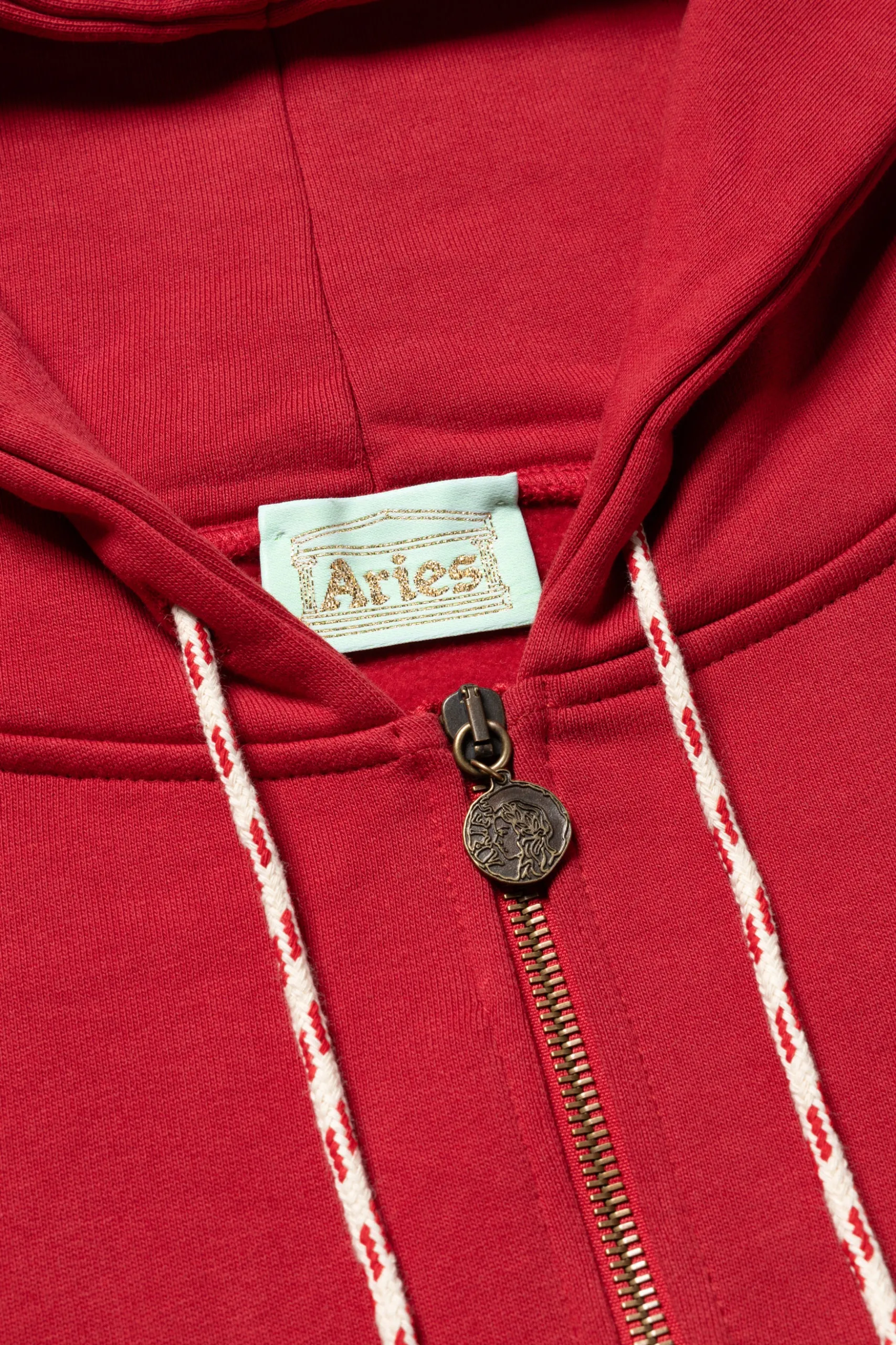 Temple Zip Through Hoodie sold by ARIES product image thumbnail 4