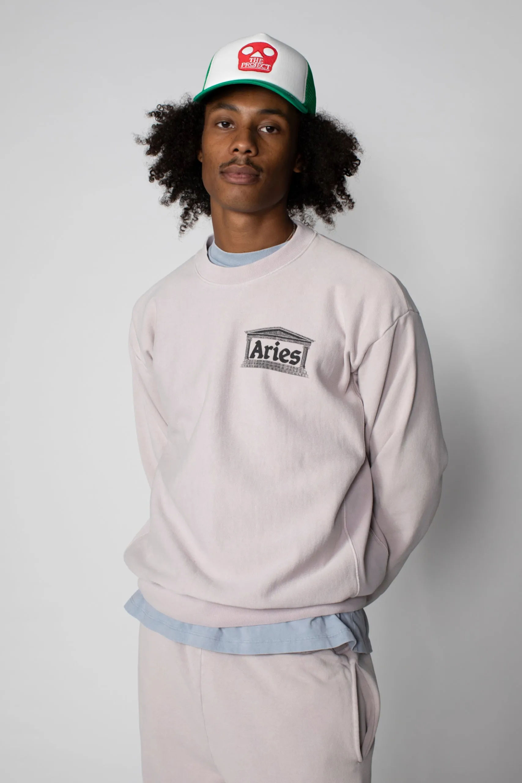 Aged Premium Temple Sweatshirt sold by ARIES product image thumbnail 2
