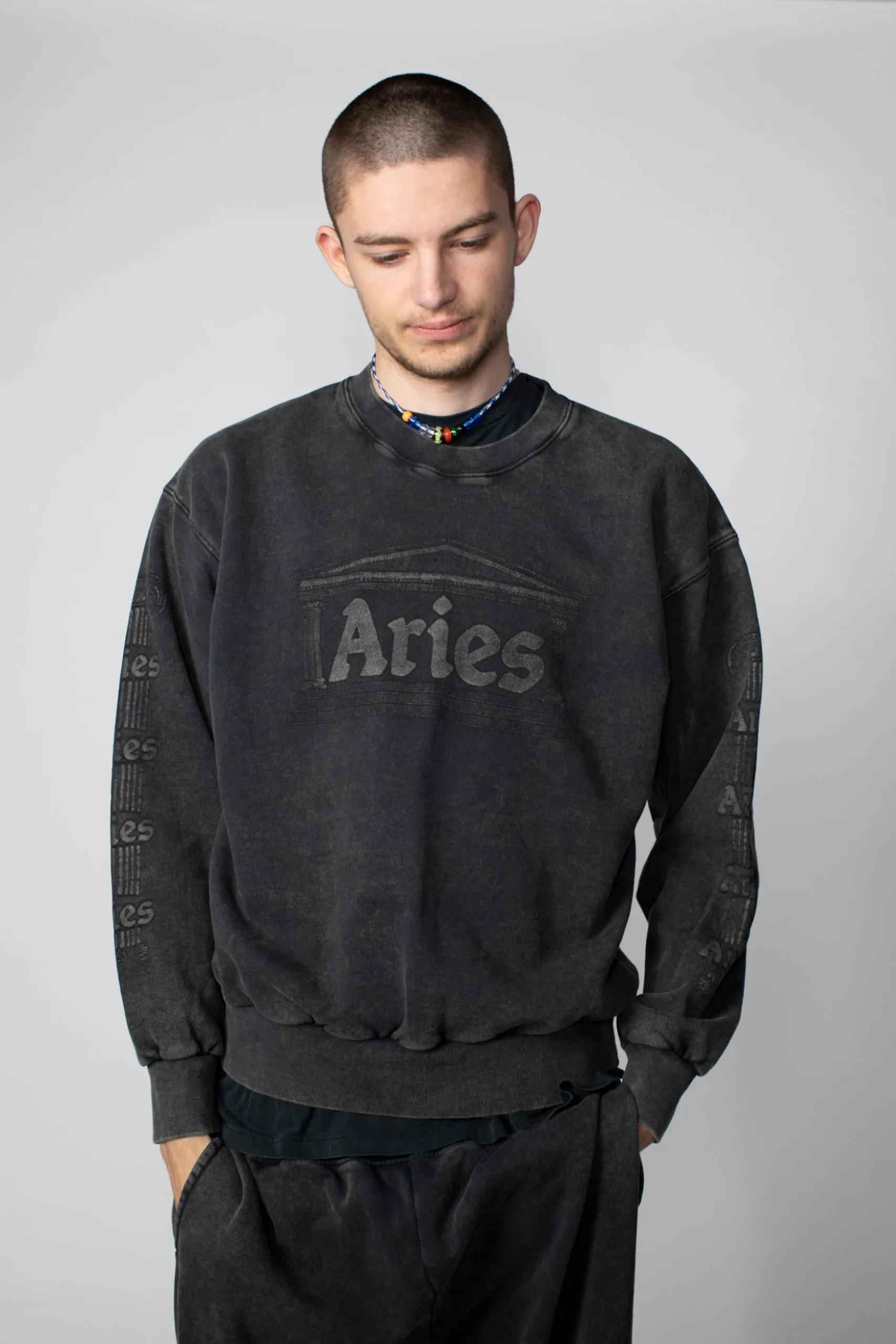 Aged Ancient Column Sweat sold by ARIES product image thumbnail 2
