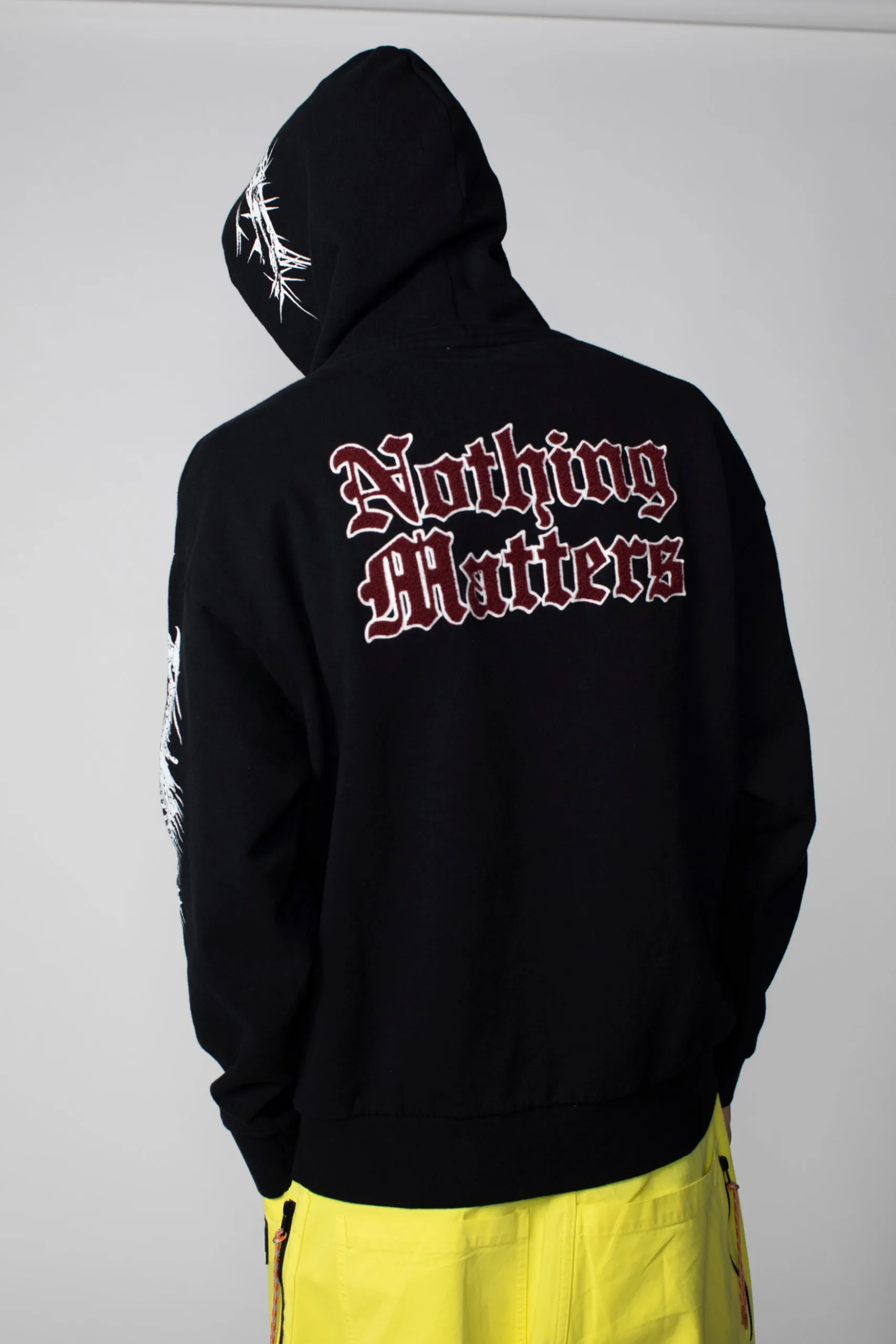 Nothing Matters Embroidered Hoodie sold by ARIES product image thumbnail 2