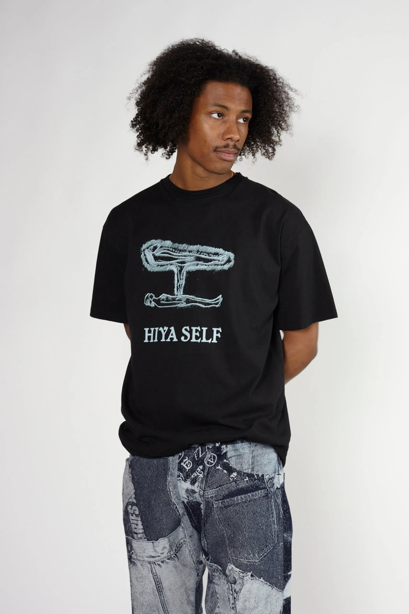 Hiya Self SS Tee sold by ARIES product image thumbnail 2