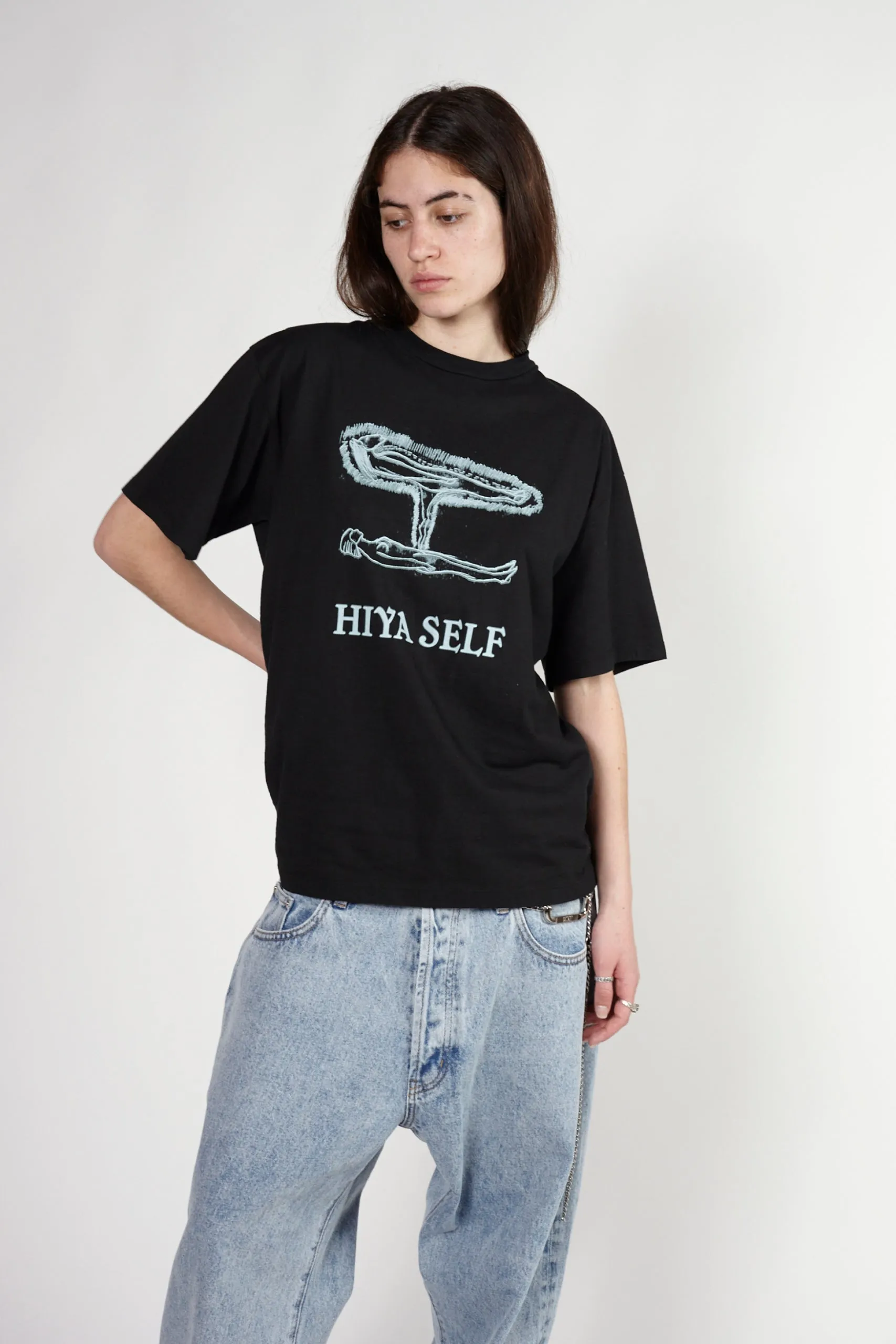 Hiya Self SS Tee sold by ARIES product image thumbnail 3