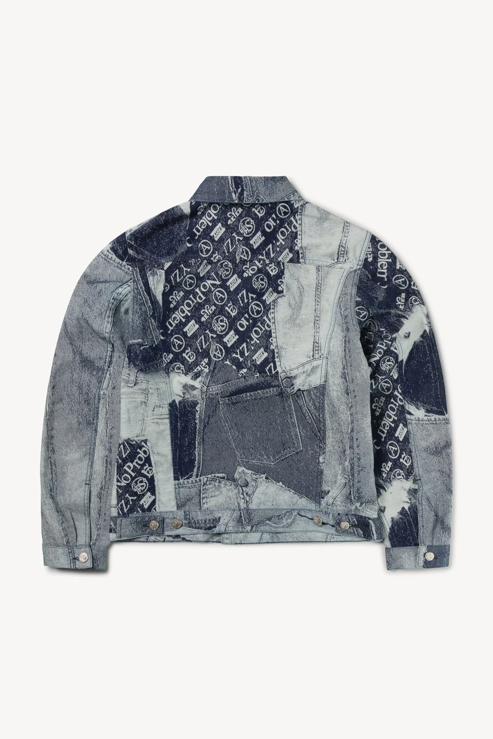 Patchwork Jacquard Trucker Jacket sold by ARIES product image thumbnail 5