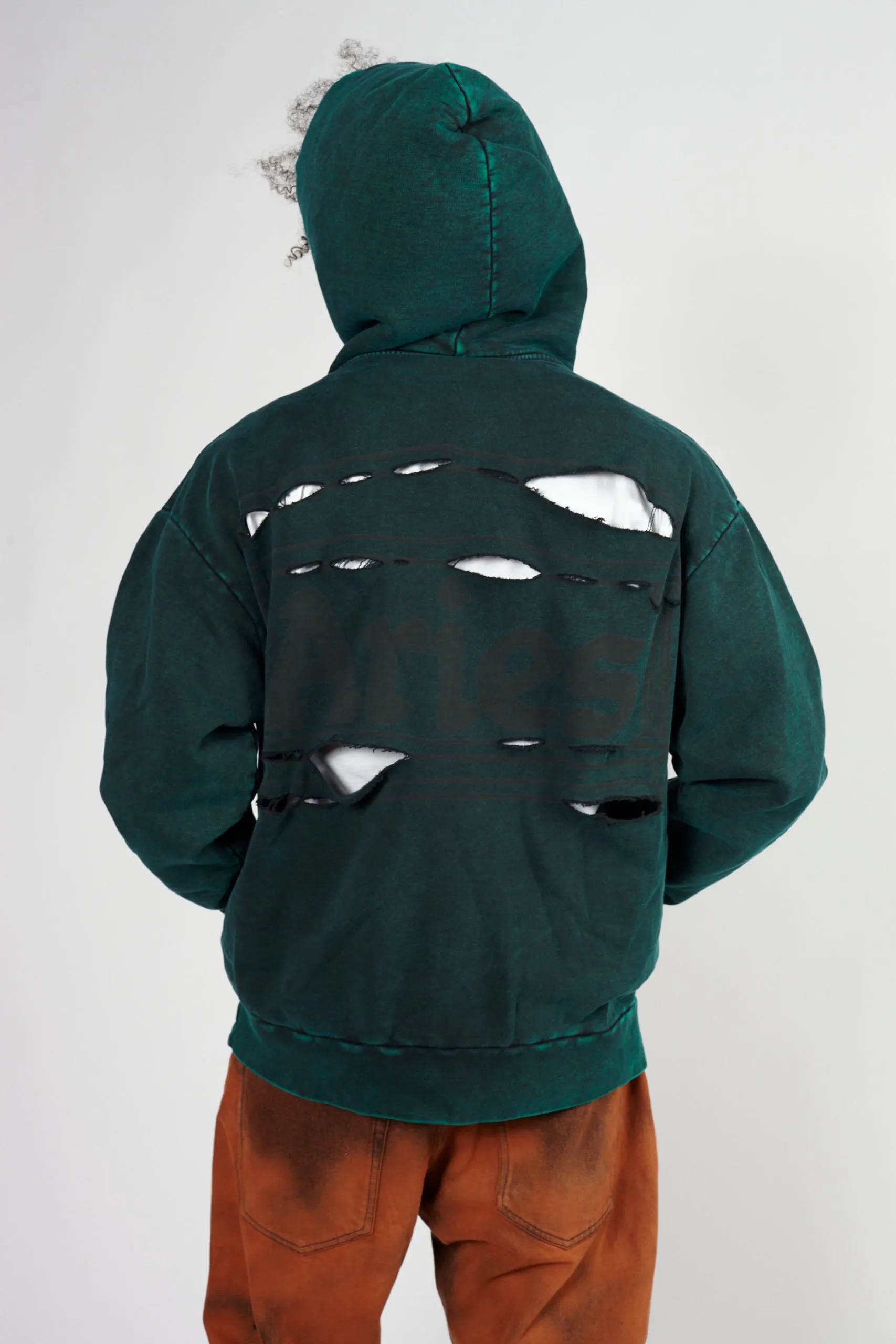 Destroyed Temple Hoodie sold by ARIES product image thumbnail 2