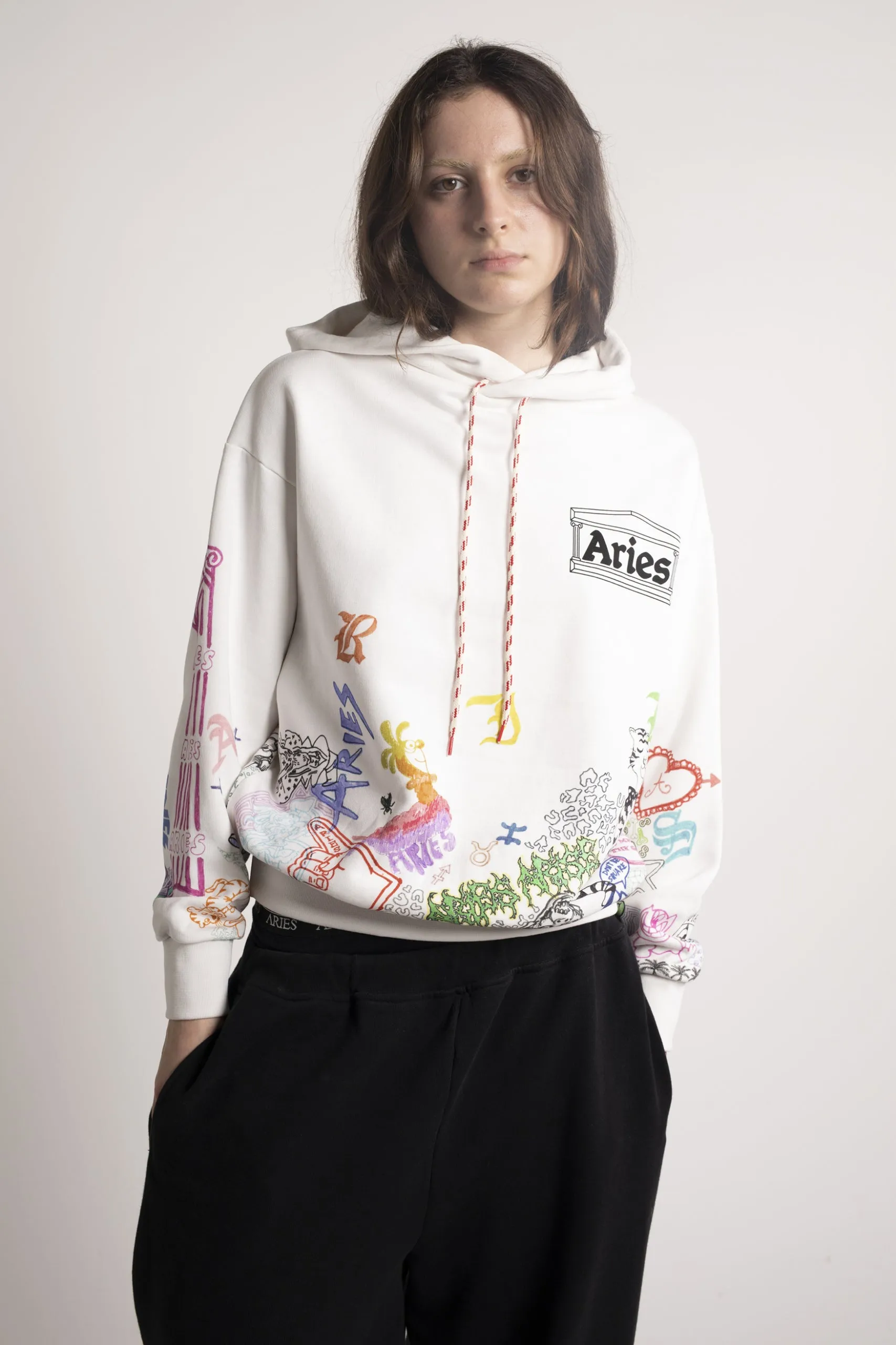 Doodle Hoodie sold by ARIES product image thumbnail 3