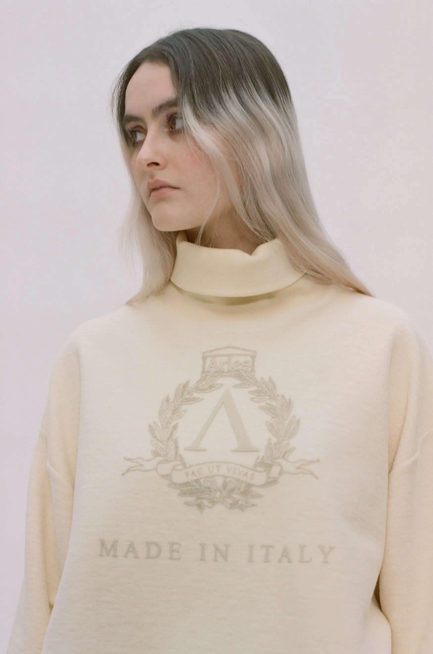 Premium Laurel High Neck Sweatshirt sold by ARIES product image thumbnail 2