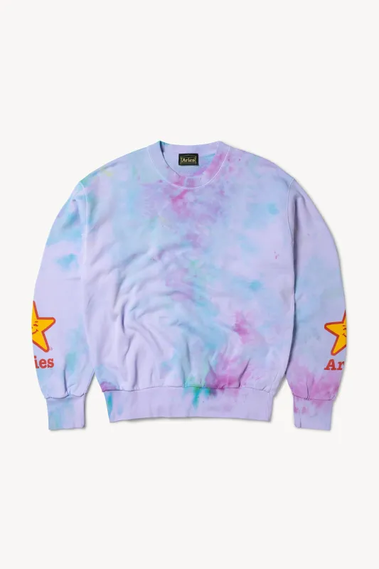 Ice Dye Fast Food Sweat made by ARIES