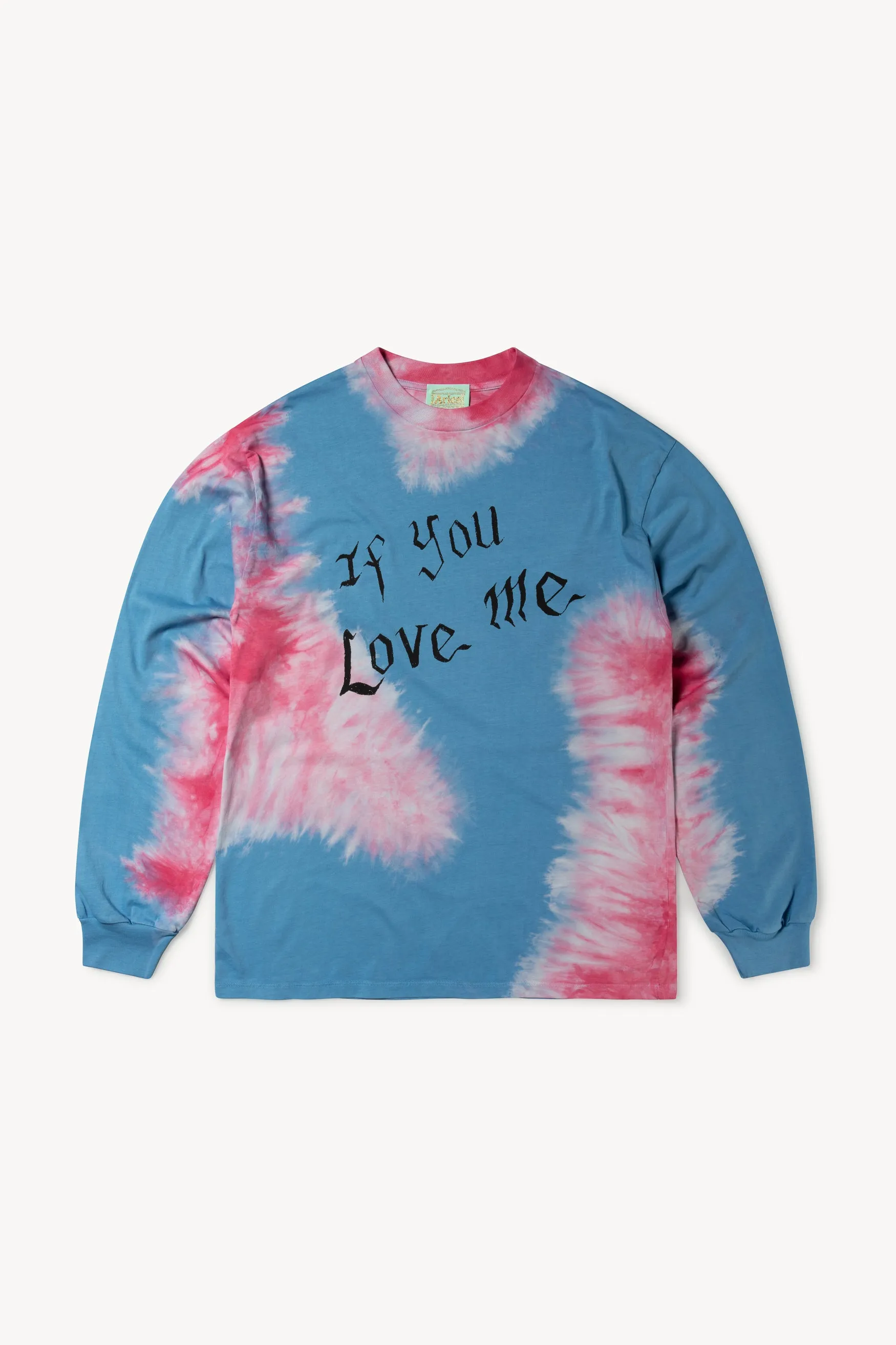 Aries x Love Clouds Tie Dye LS Tee sold by ARIES