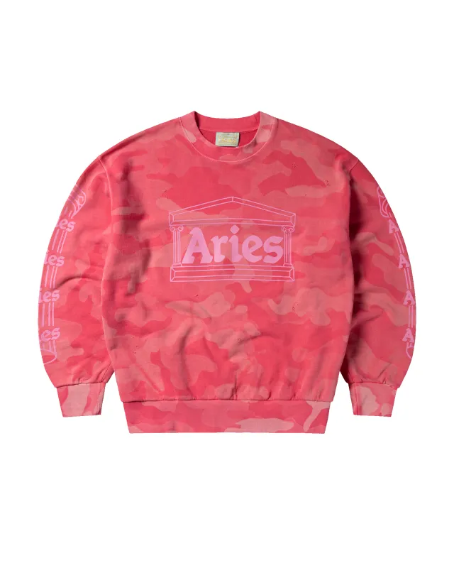 Aged Column Camo Sweat made by ARIES