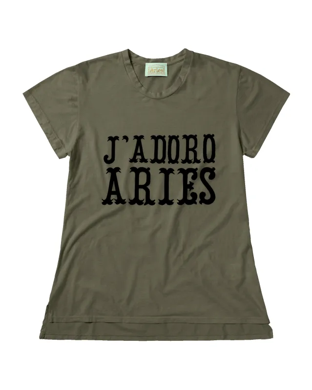 J'adoro Western Cap Sleeve Tee made by ARIES