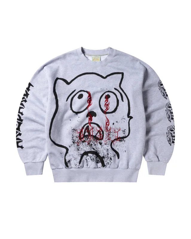 Meow Embroidered Sweat made by ARIES