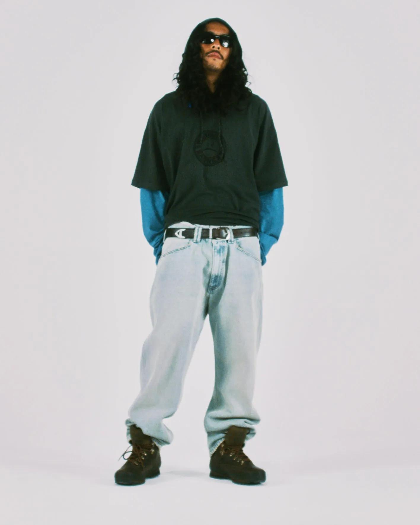 Warrior of Sadness Hooded LS Tee sold by ARIES product image thumbnail 3