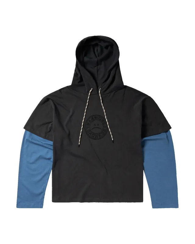 Warrior of Sadness Hooded LS Tee made by ARIES