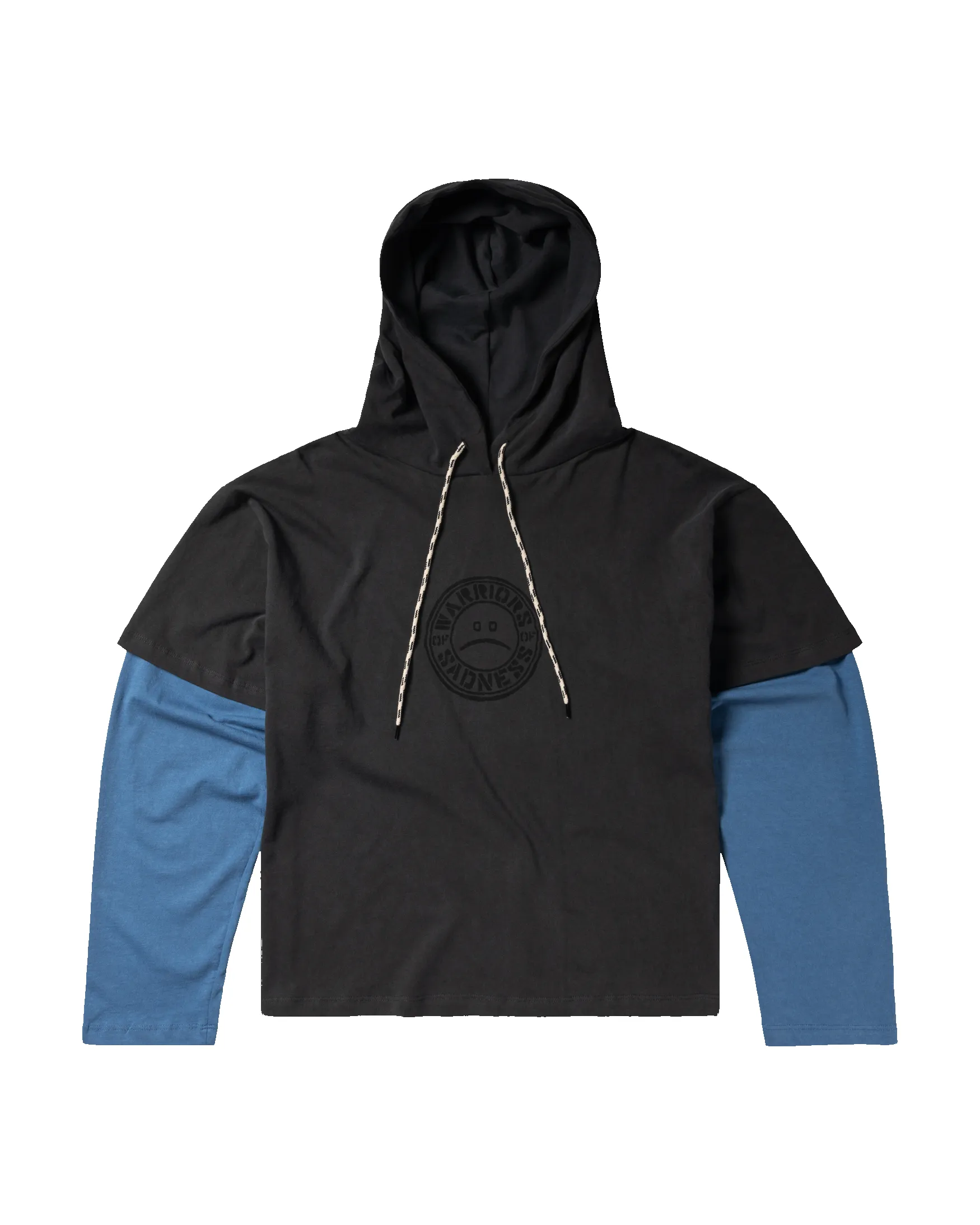 Warrior of Sadness Hooded LS Tee sold by ARIES