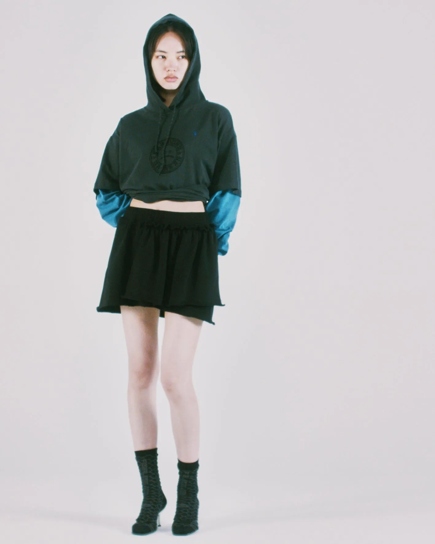 Warrior of Sadness Hooded LS Tee sold by ARIES product image thumbnail 2