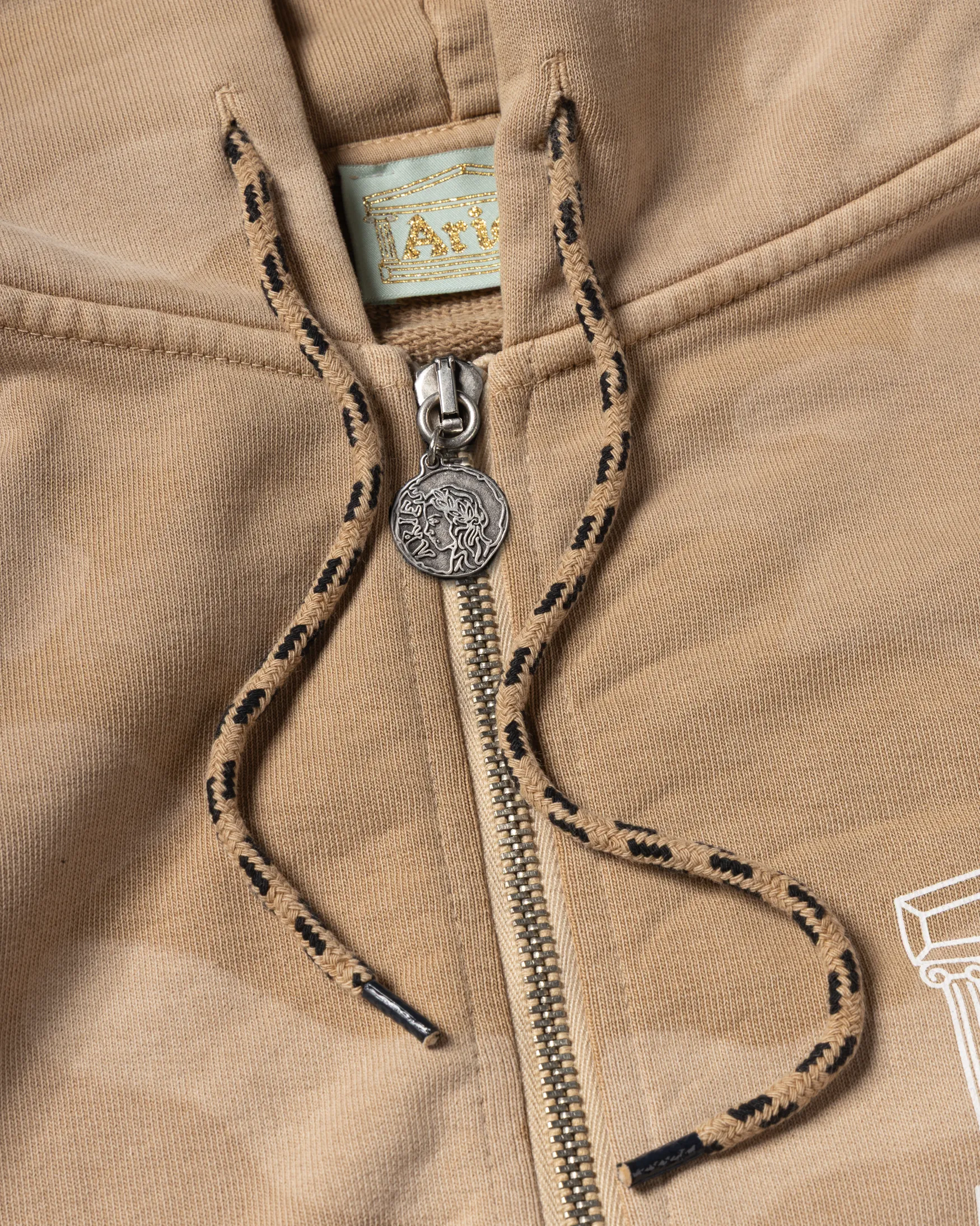 Aged Temple Camo Zip Through Hoodie sold by ARIES product image thumbnail 5