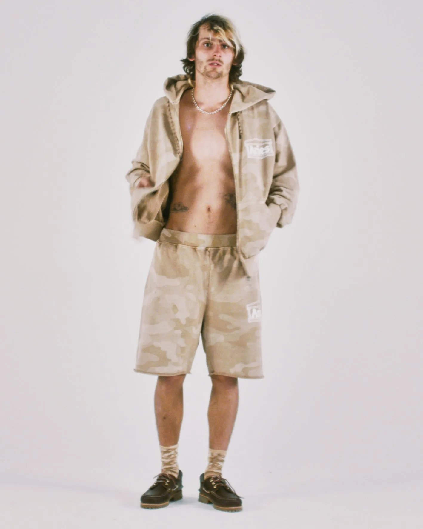 Aged Temple Camo Zip Through Hoodie sold by ARIES product image thumbnail 2