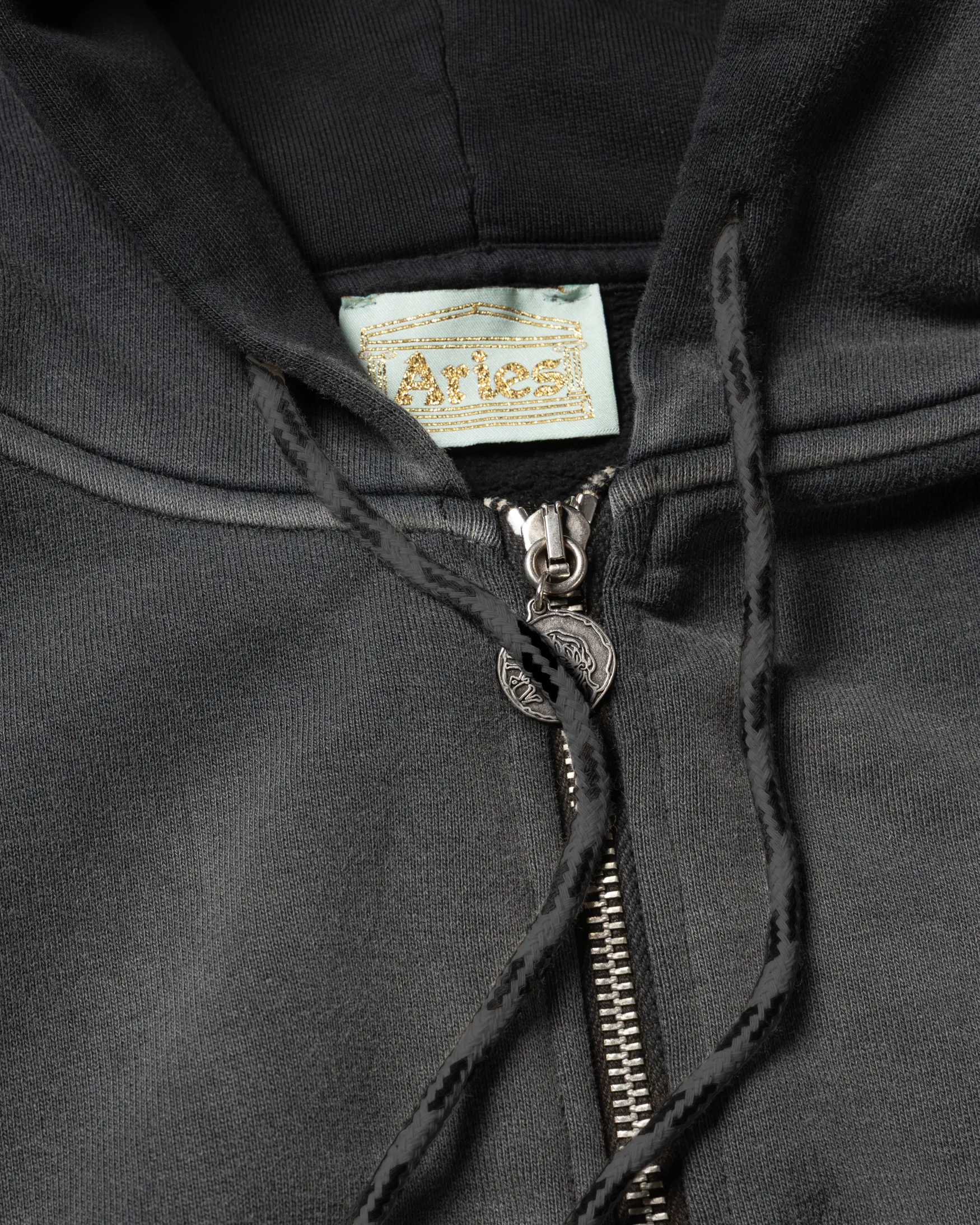 Aged Gothic Zip Through Hoodie sold by ARIES product image thumbnail 5