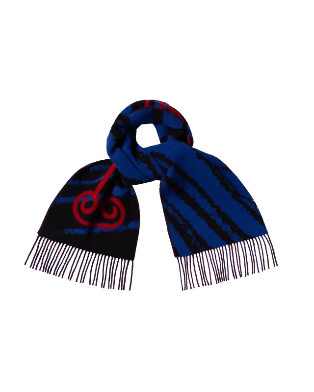 Column Zebra Wool Scarf made by ARIES