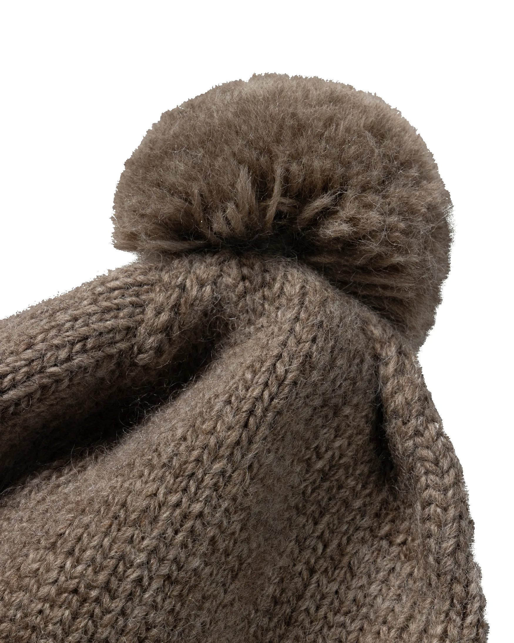 Chunky Knit Pom Pom Beanie sold by ARIES product image thumbnail 4