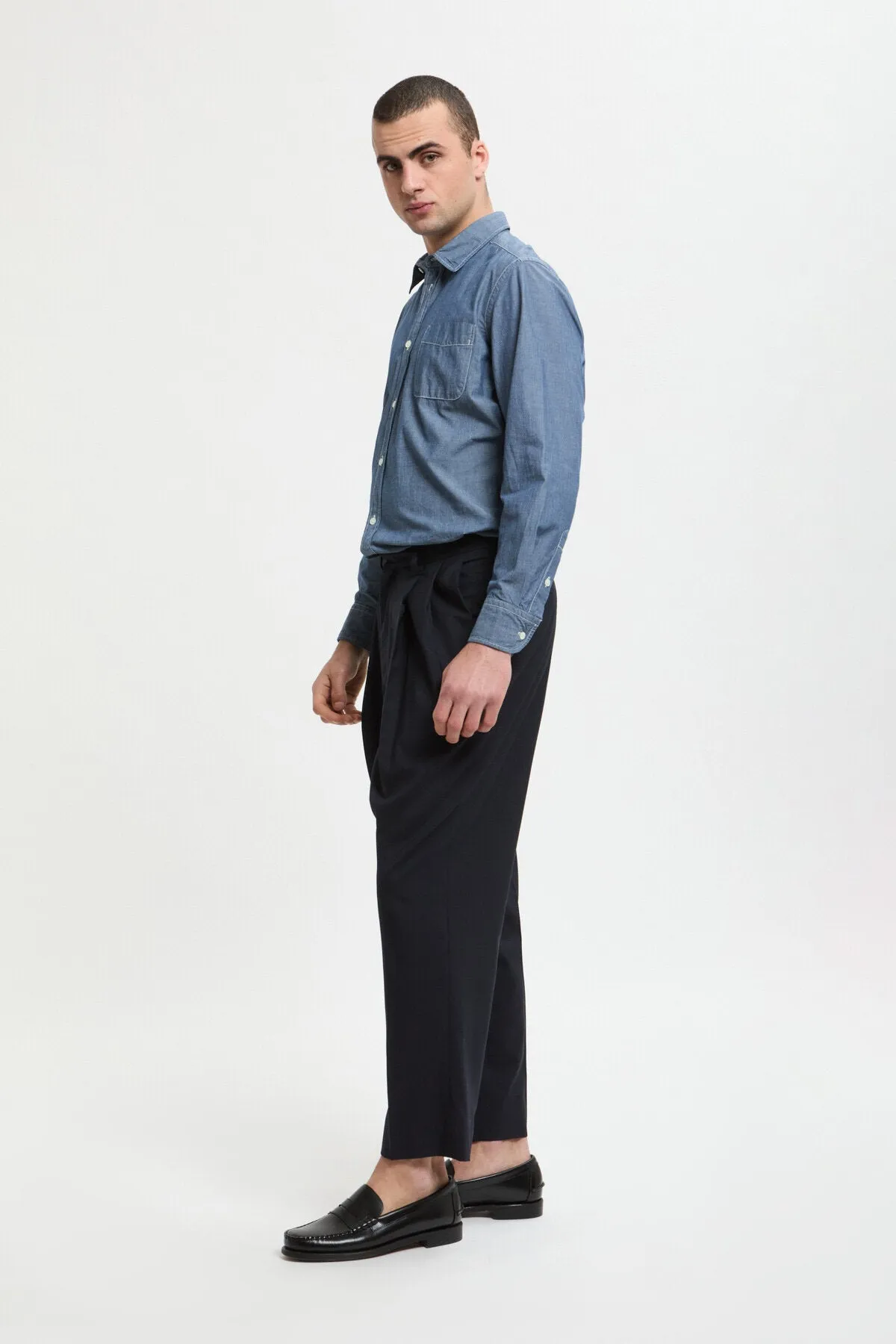 2-TUCK TAPERED TROUSERS sold by Baracuta product image thumbnail 2