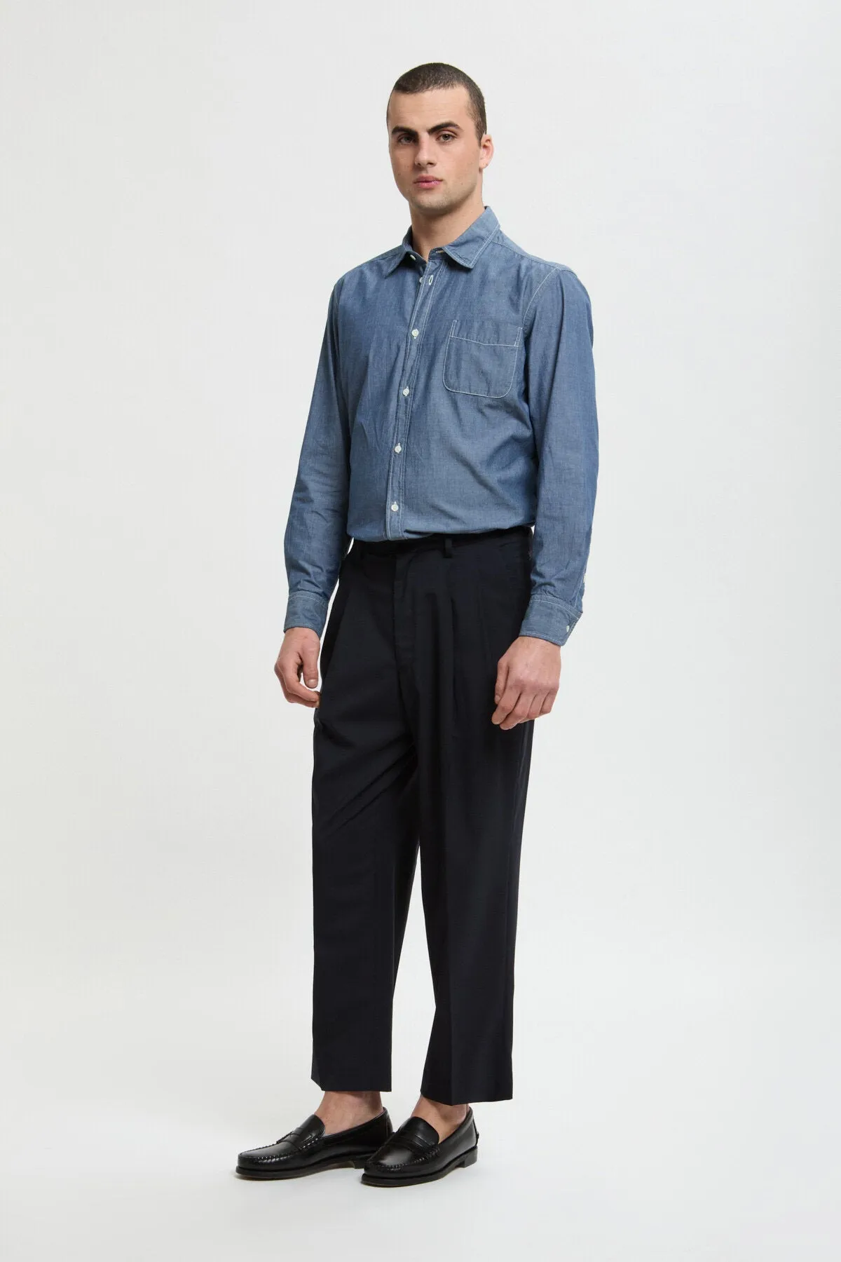 2-TUCK TAPERED TROUSERS sold by Baracuta